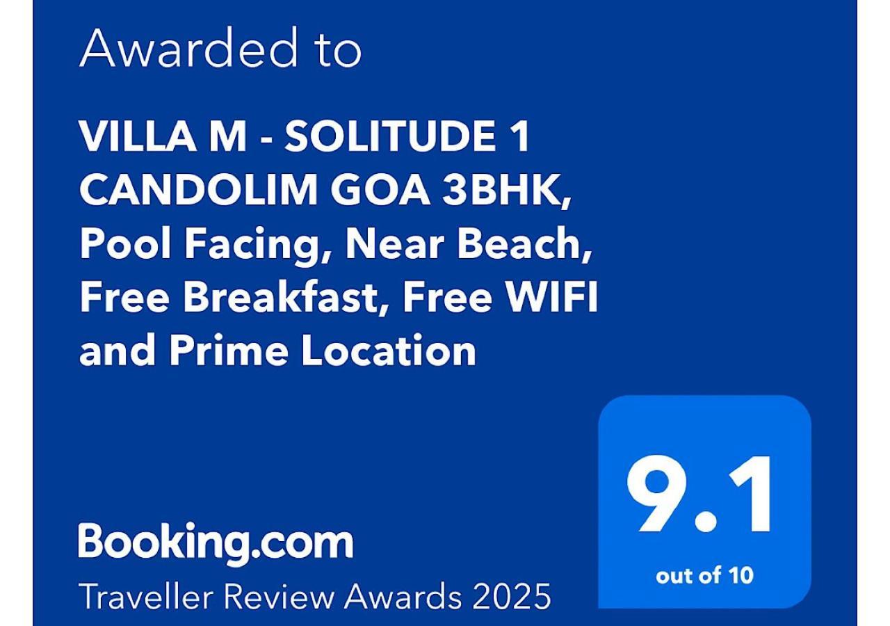 Villa M - Solitude 2 Candolim Goa 3Bhk, Pool Facing, Near Beach, Free Breakfast, Free Wifi And Prime Location Exterior photo